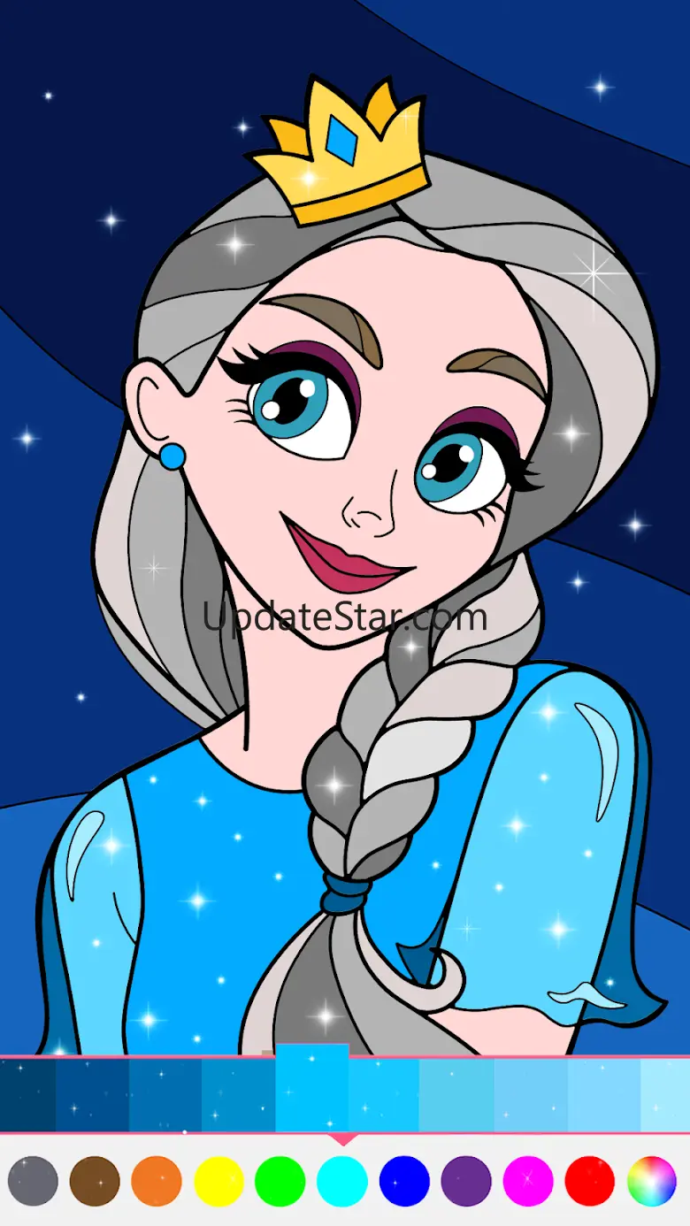 Girls Princess Coloring Book 14.2