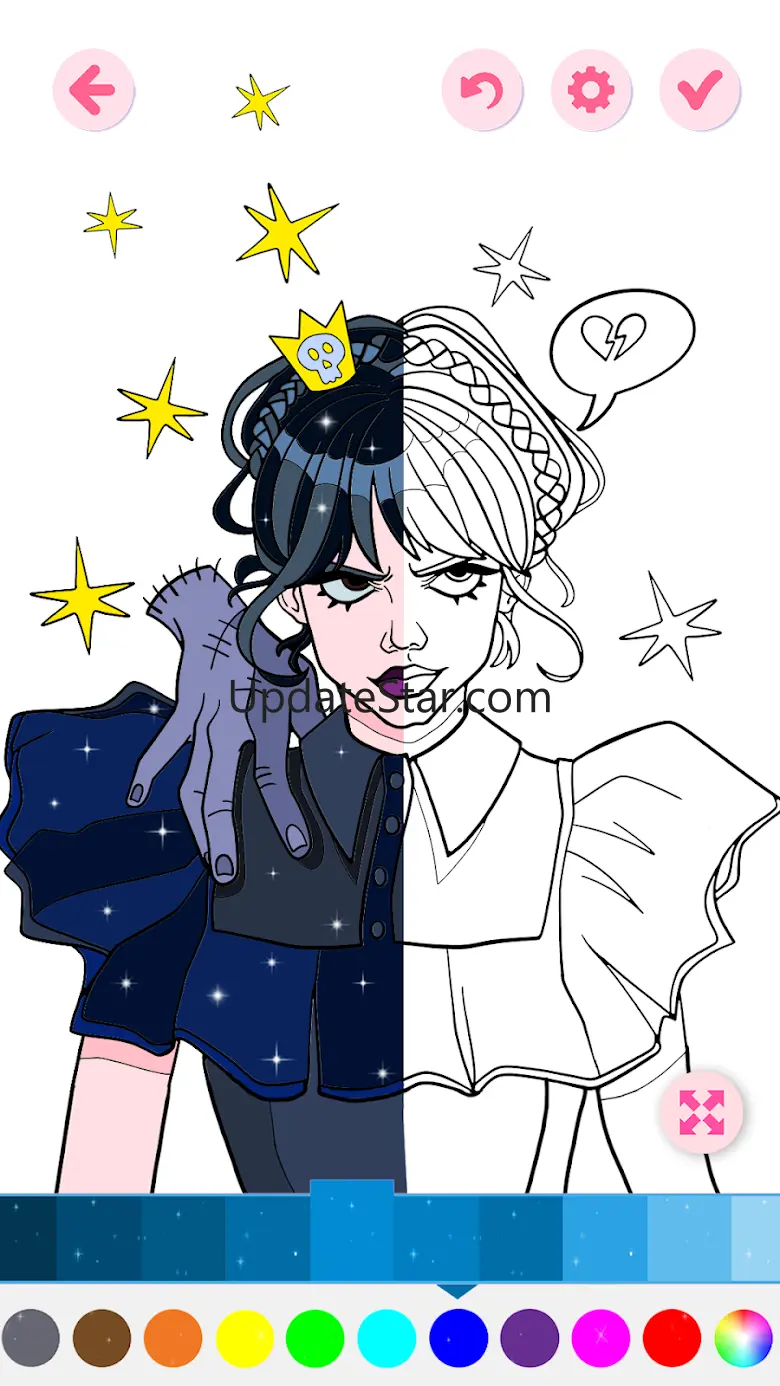 Girls Princess Coloring Book 14.2