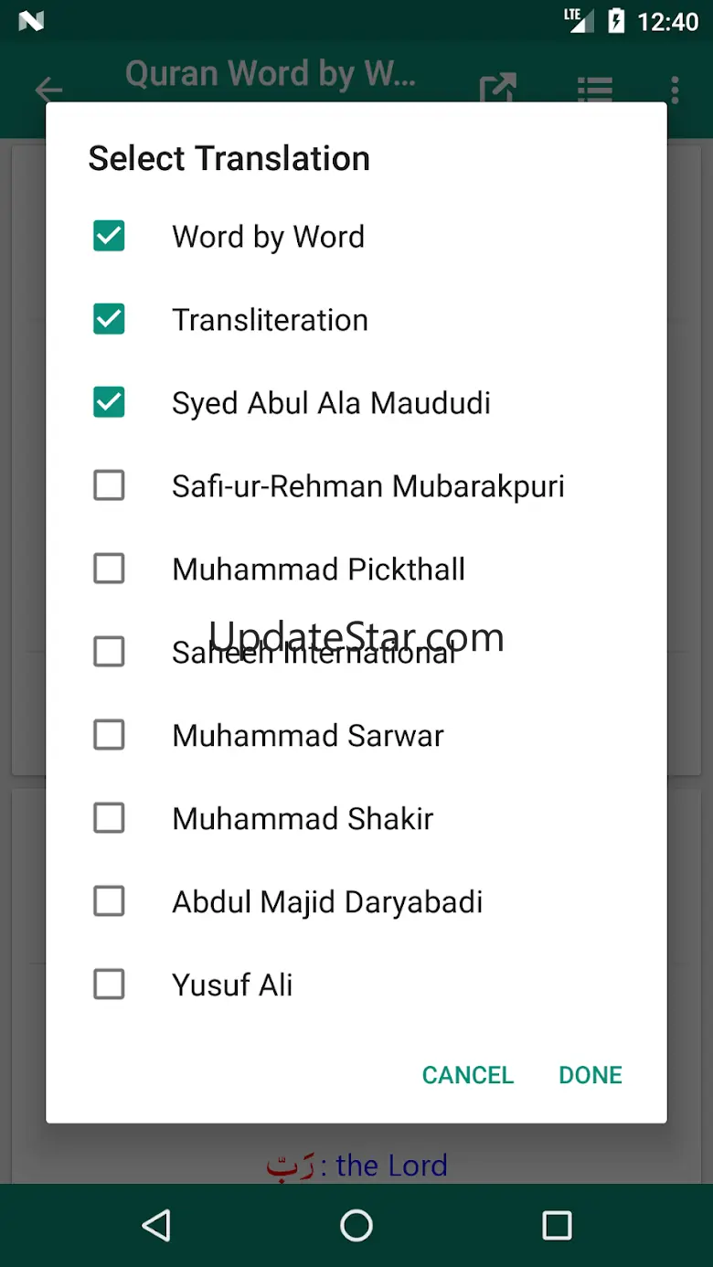 Quran English Word by Word 2.2