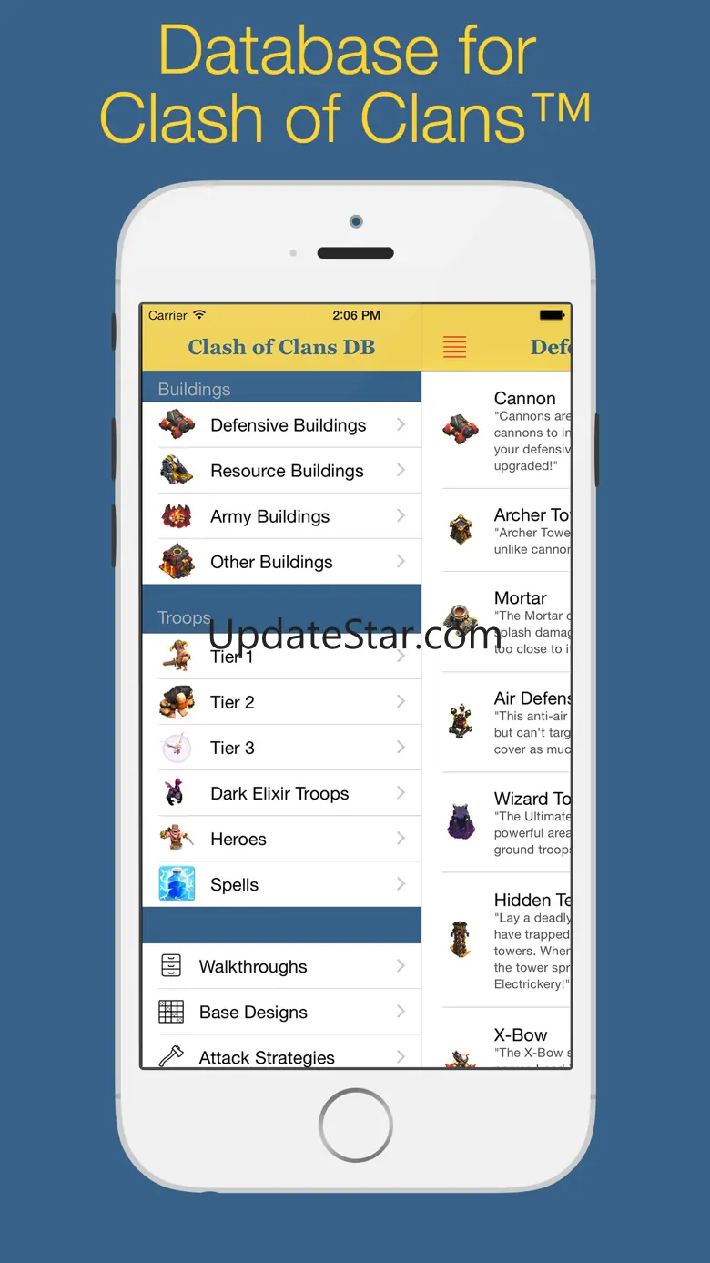 Database for Clash of Clans™ (unofficial) 1.2.1
