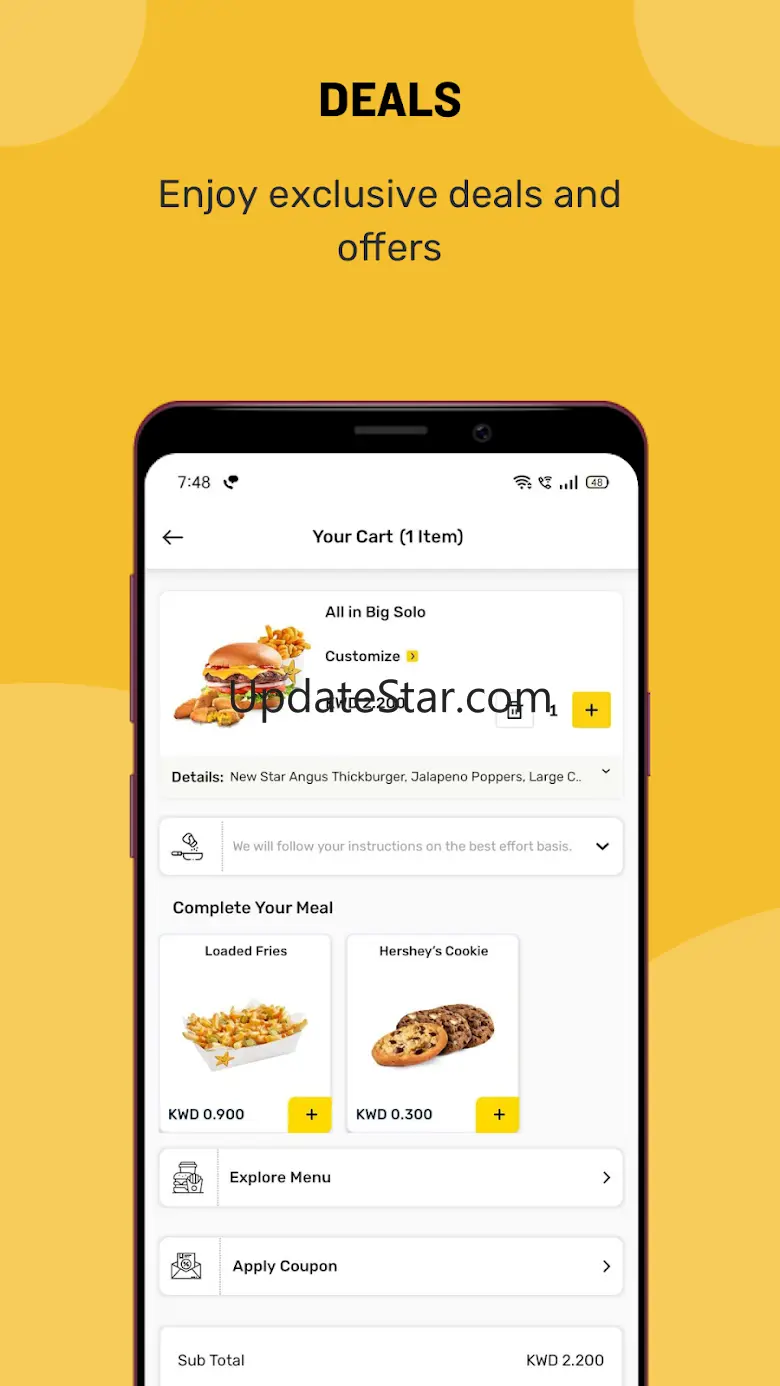 Hardee's Kuwait - order online 9.3.3