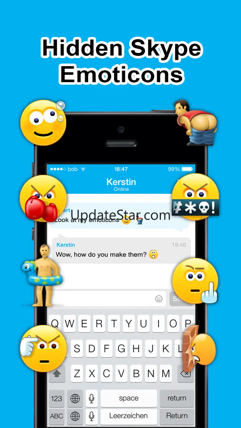 Secret Smileys for Skype - Hidden Emoticons for Skype Chat - Emoji 1.4