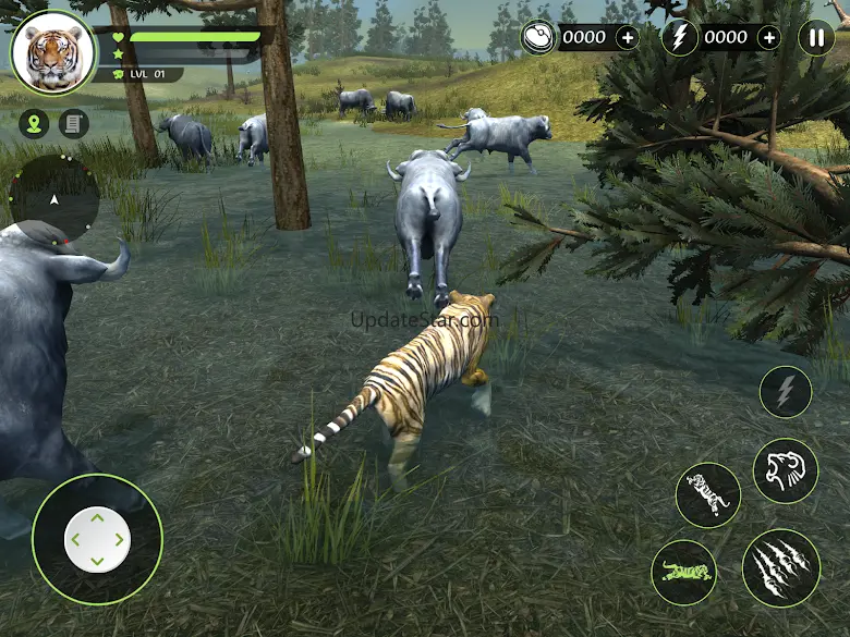 Wild Tiger Hunting Animal Life 1.1