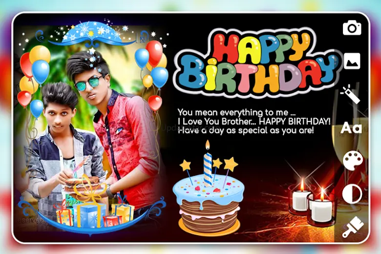 Birthday Photo Frame - Editor, 1.6