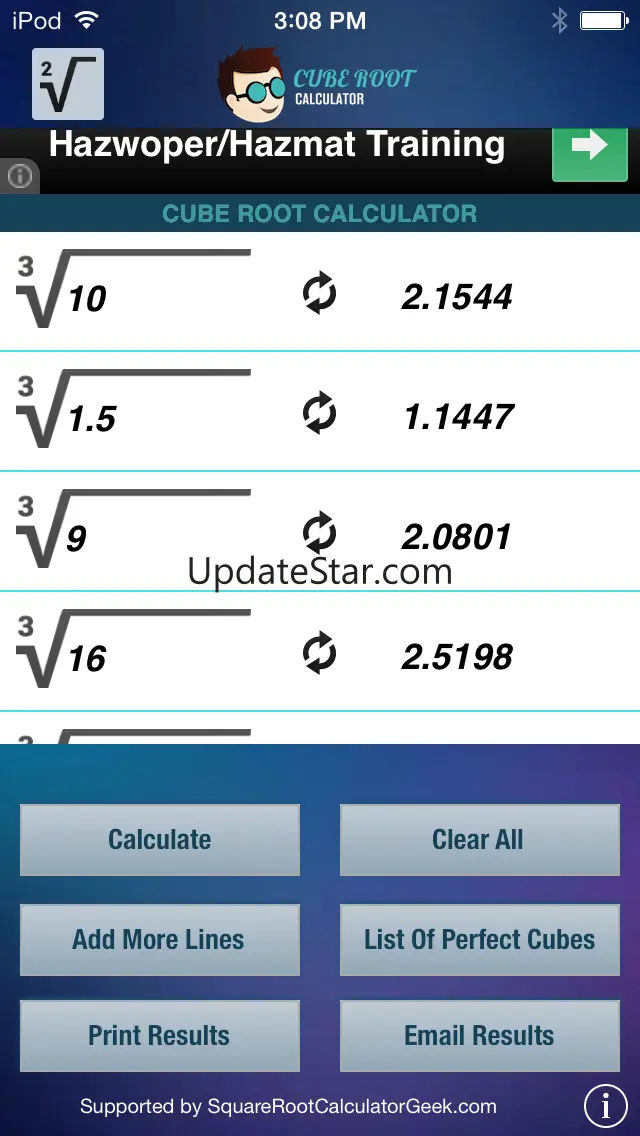 Square Root Calculator + Cube Root Calculator 2.0