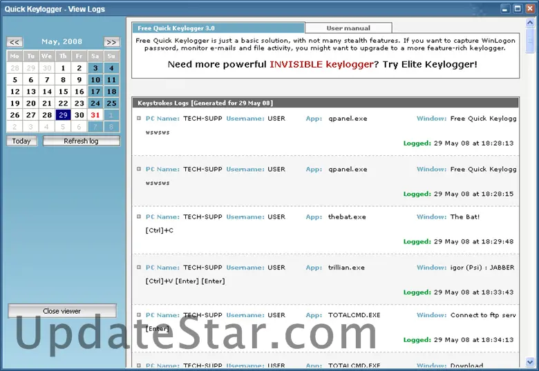Quick Keylogger 6.0