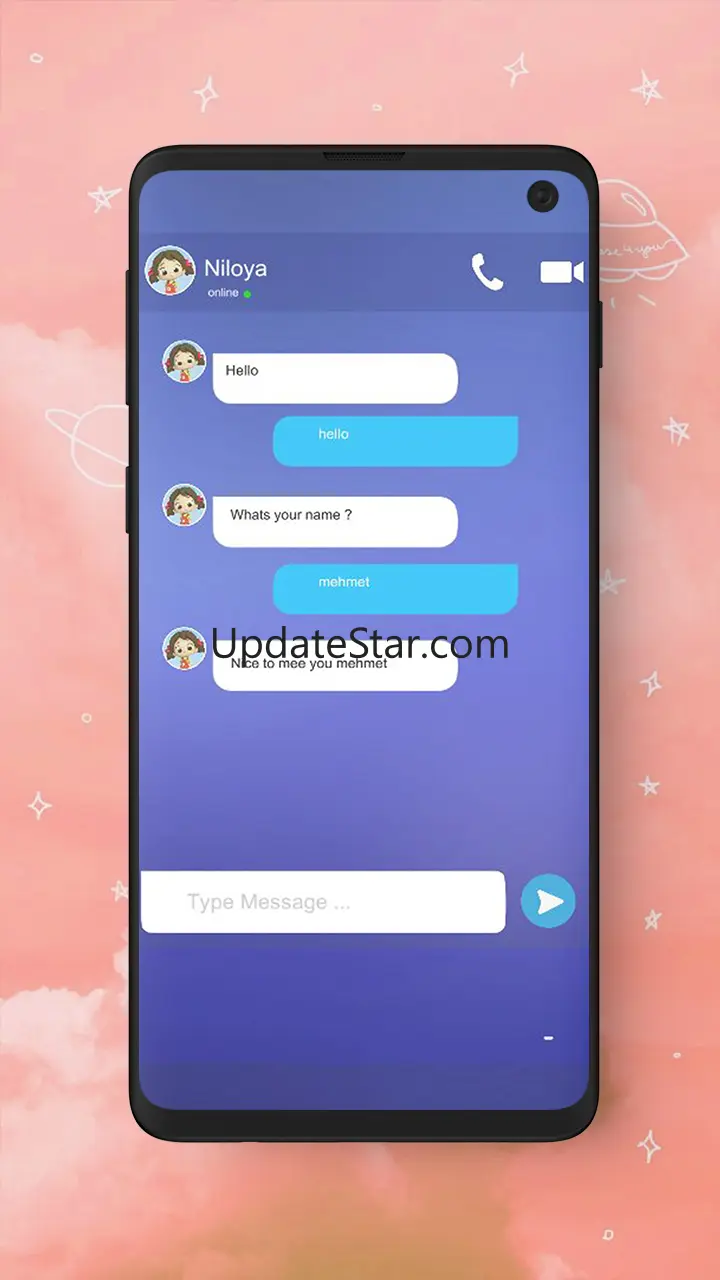 Niloya Fake call & chat