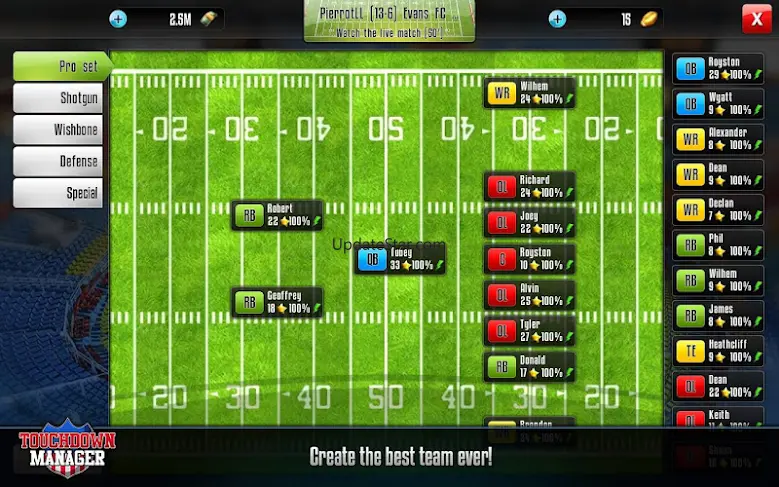 Touchdown Manager 7.55