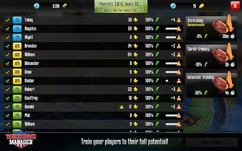 Touchdown Manager 7.55
