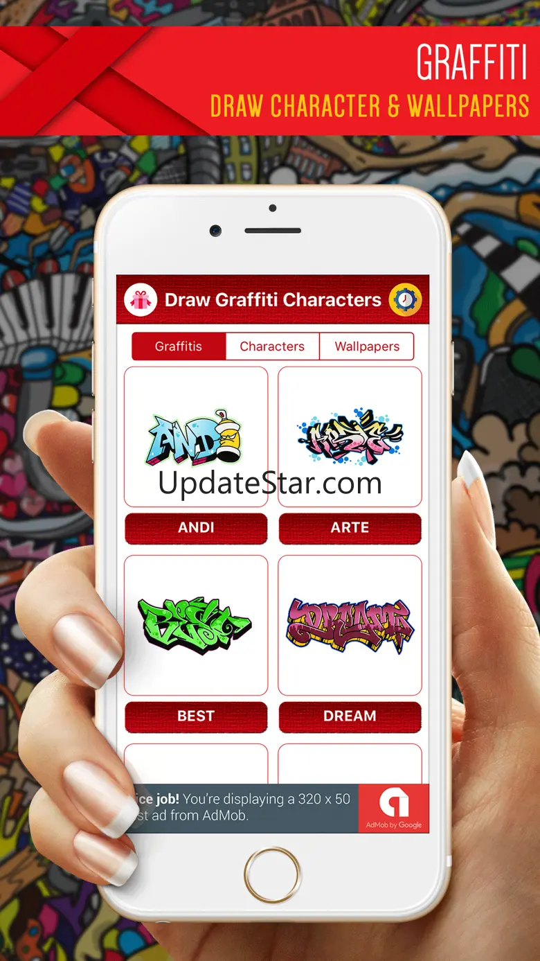 How to Draw Graffiti 3D Art 1.3