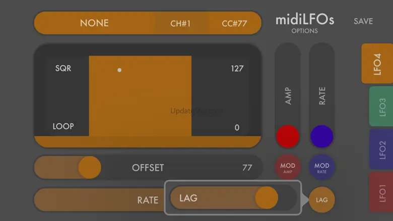 midiLFOs - midi modulator 3.1.1