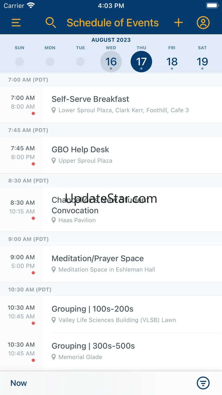 UC Berkeley / Cal Event Guides 2024.0.0