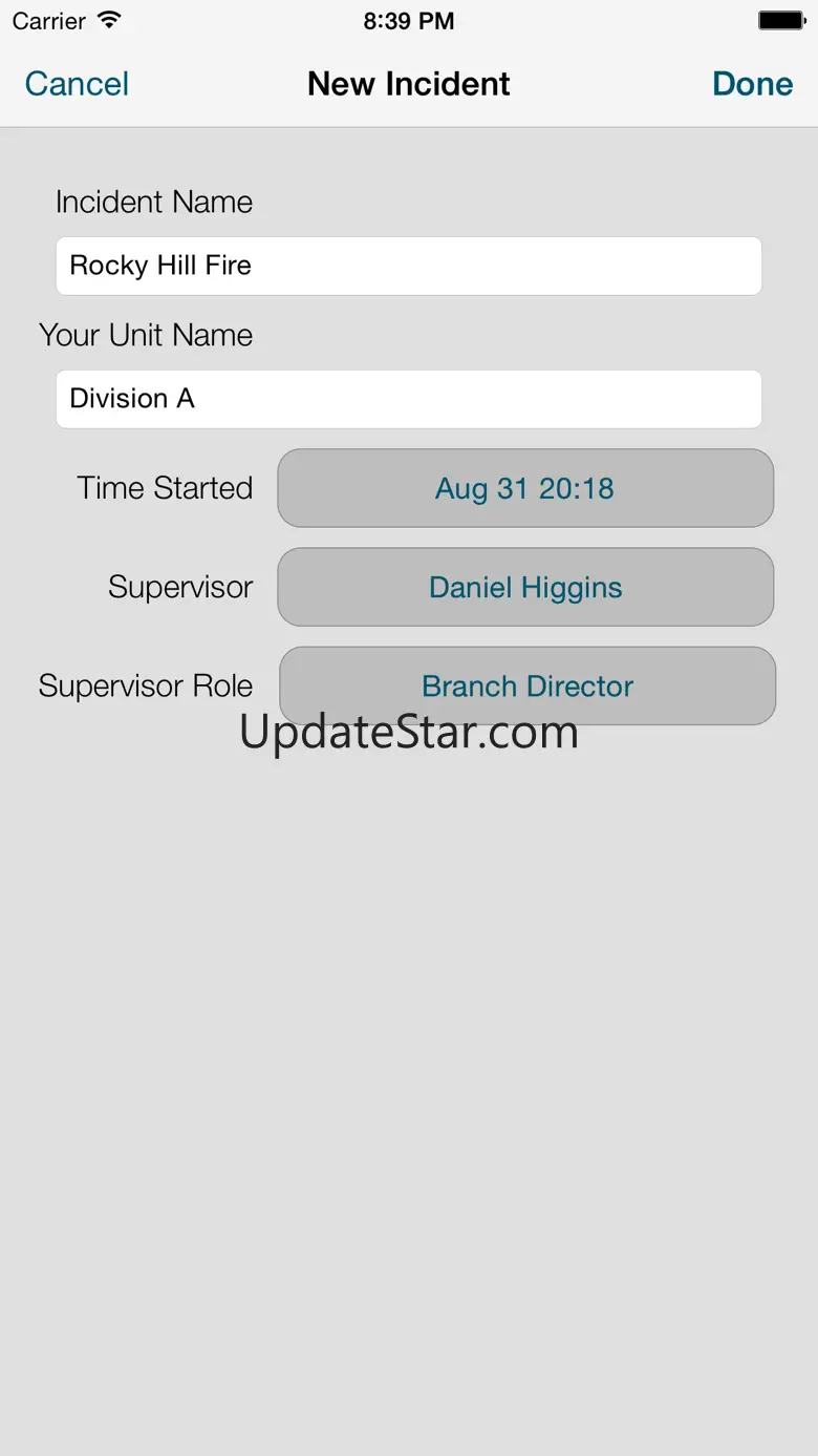 InciNotes ICS 214 1.0.5