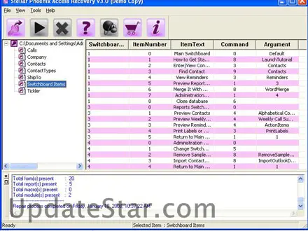 Stellar Phoenix Access Recovery - MS Access Recovery Software 5.0