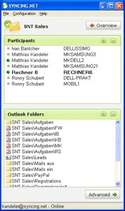 SYNCING.NET for Outlook 5.0
