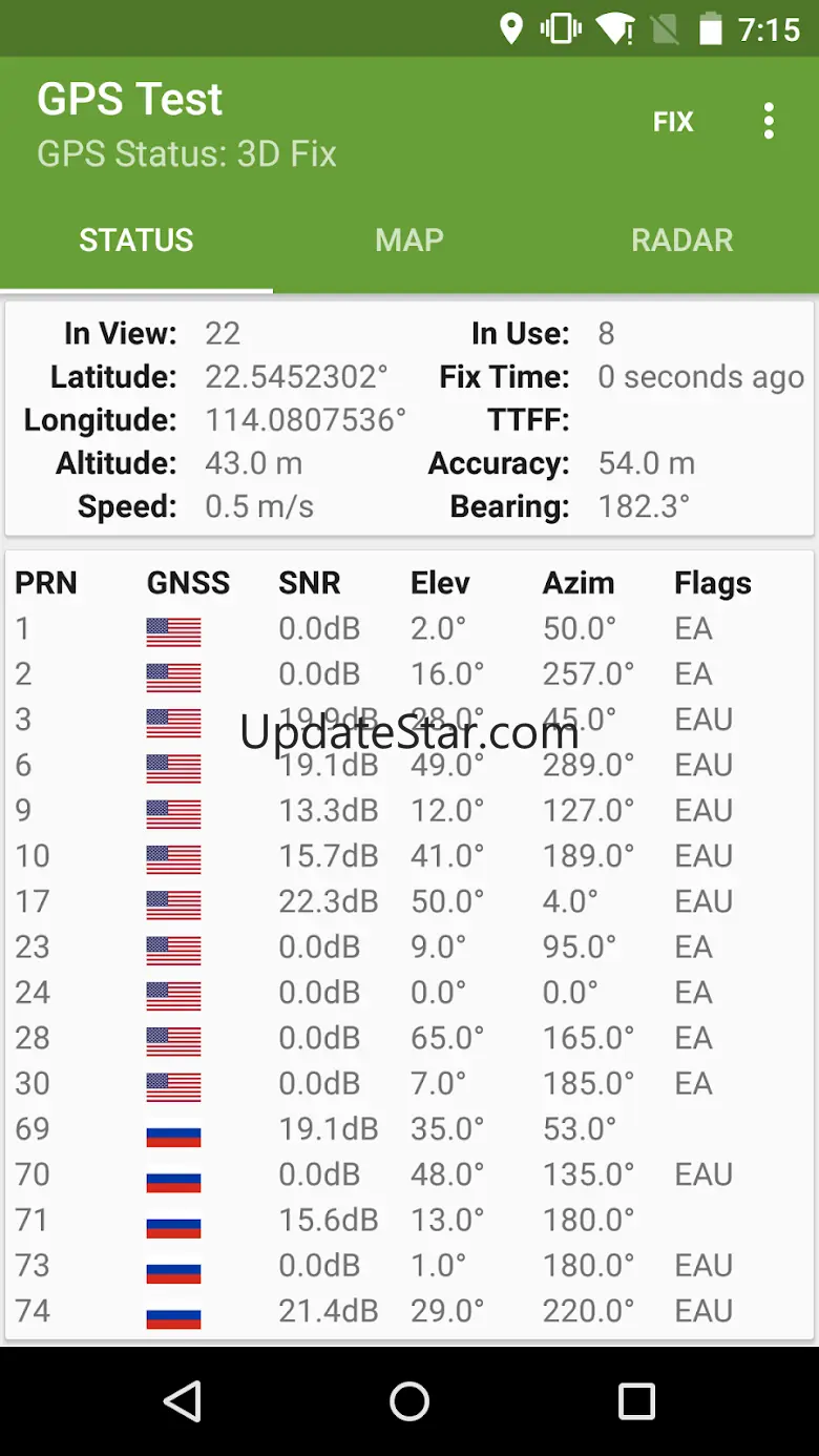 GPS Test 1.6.4