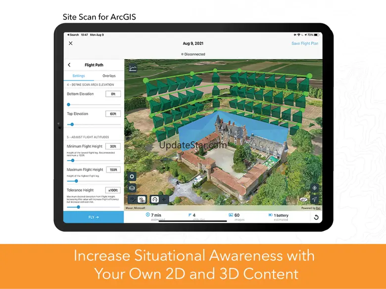 Site Scan Flight for ArcGIS 4.6.1