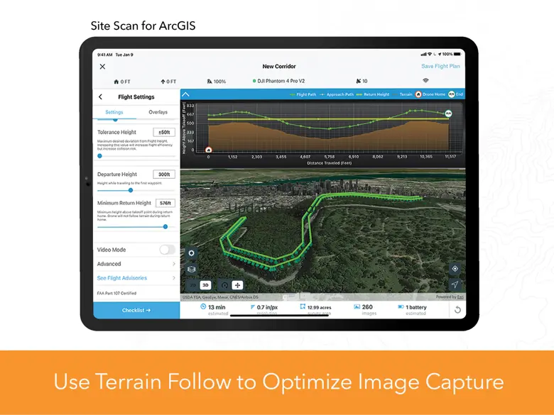 Site Scan Flight for ArcGIS 4.6.1