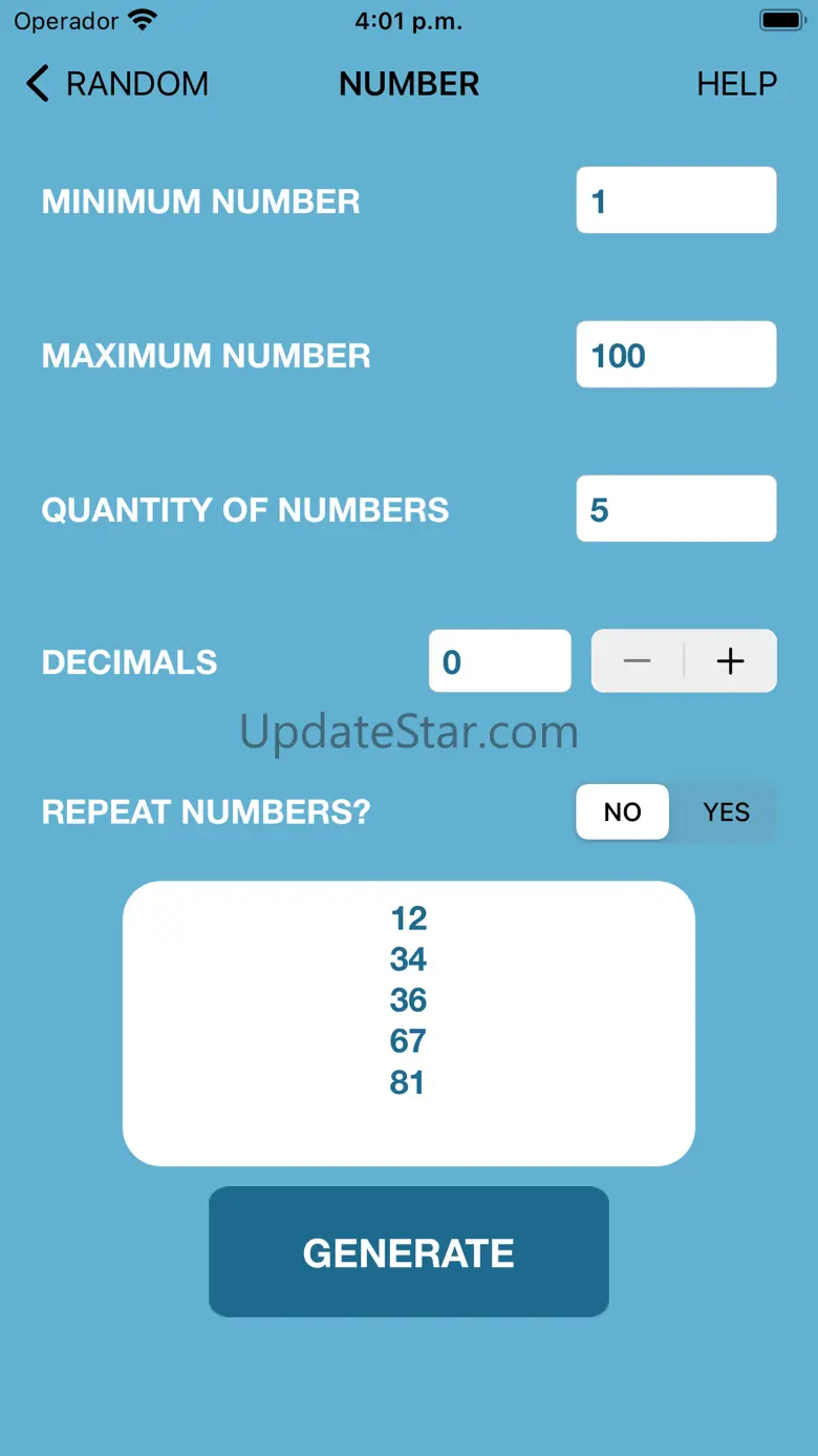Number generator random, dice 2.2