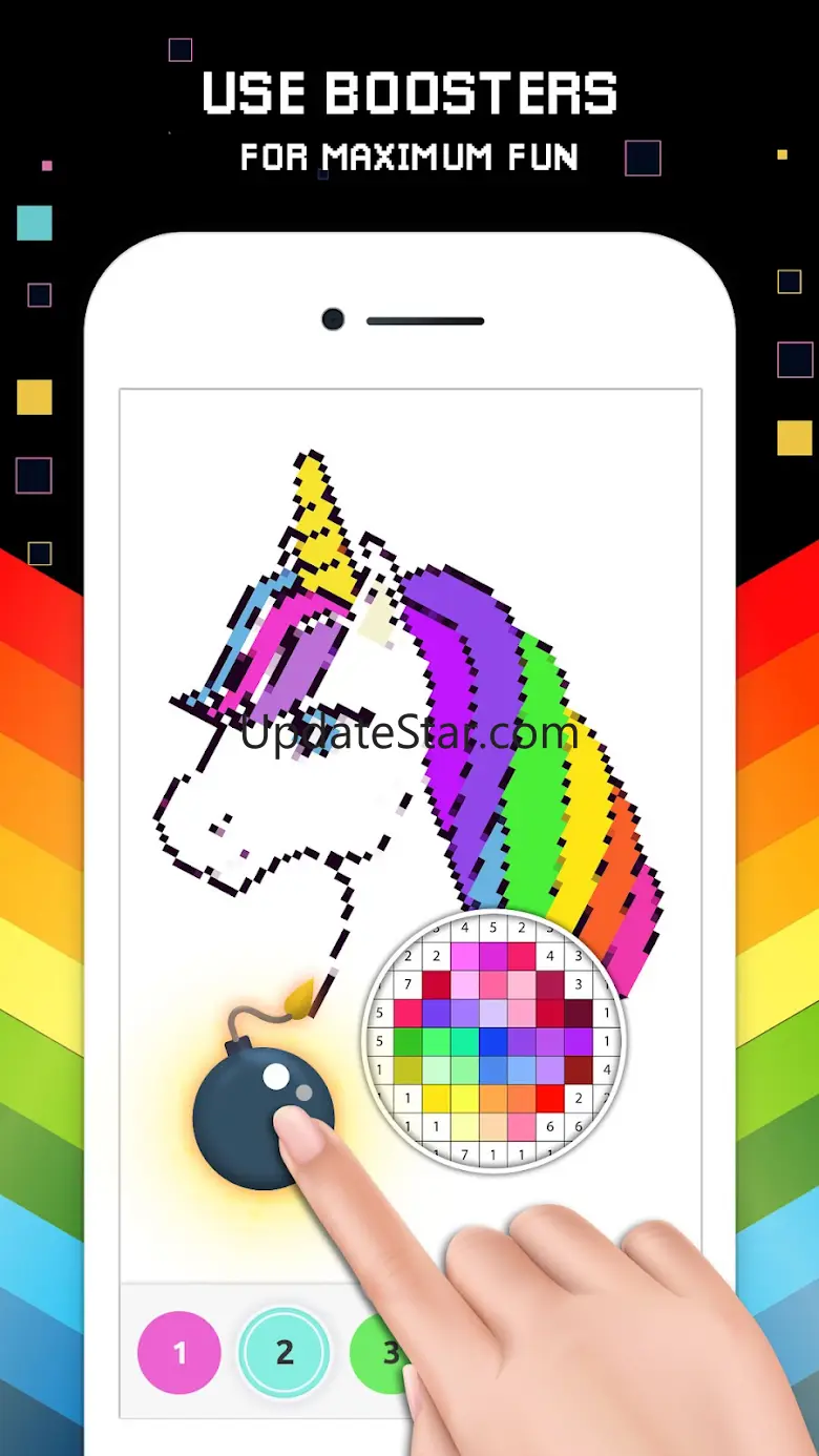 Unicorn Color by Number 4.1