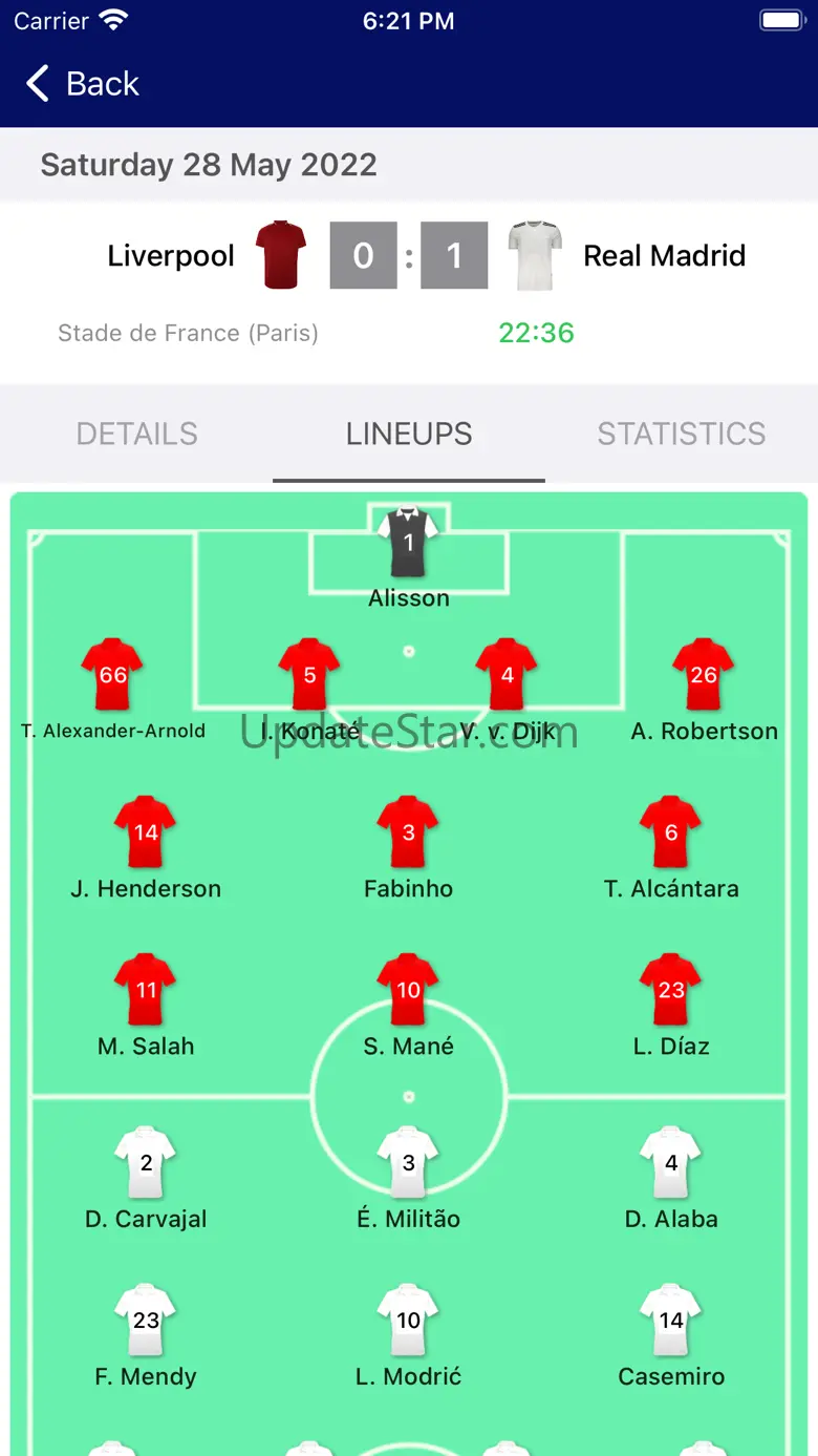 Results for Champions League 4.2.4