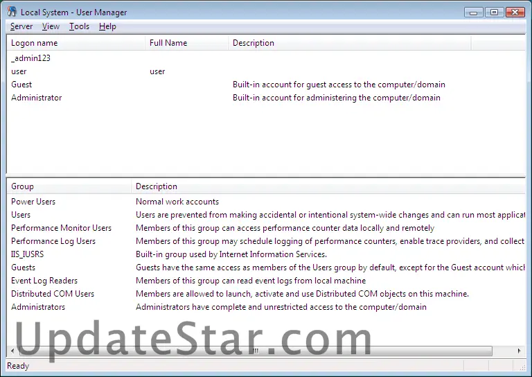 XP Home User Manager 2.3