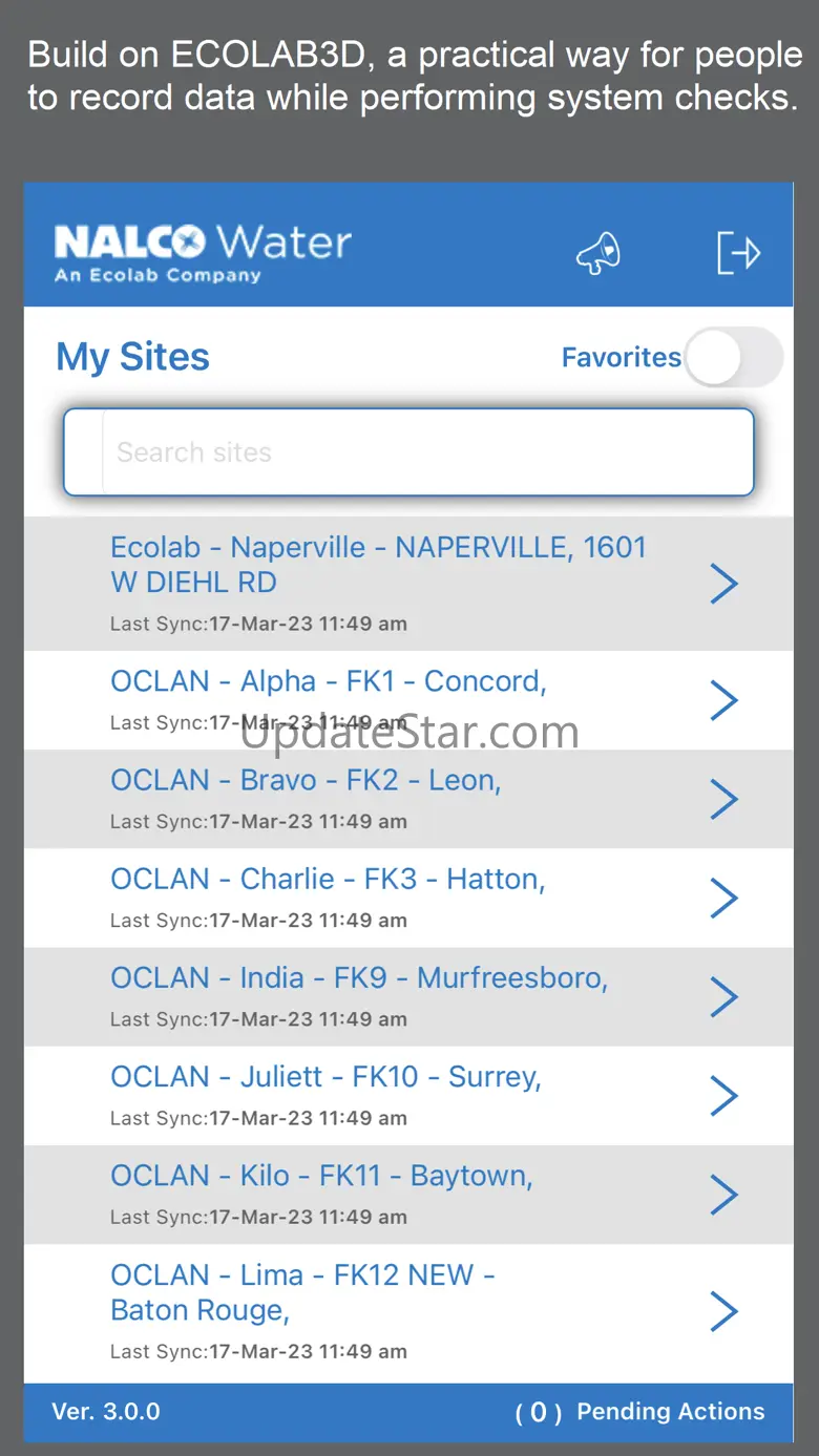 Nalco E-data 3.0.9