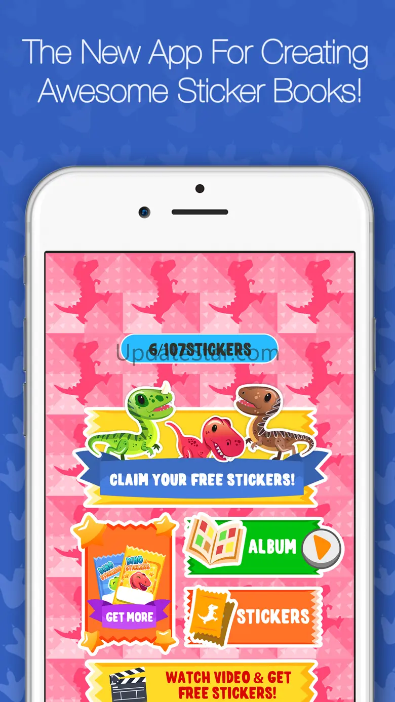 Dino Album Stickers Factory Game 1.0