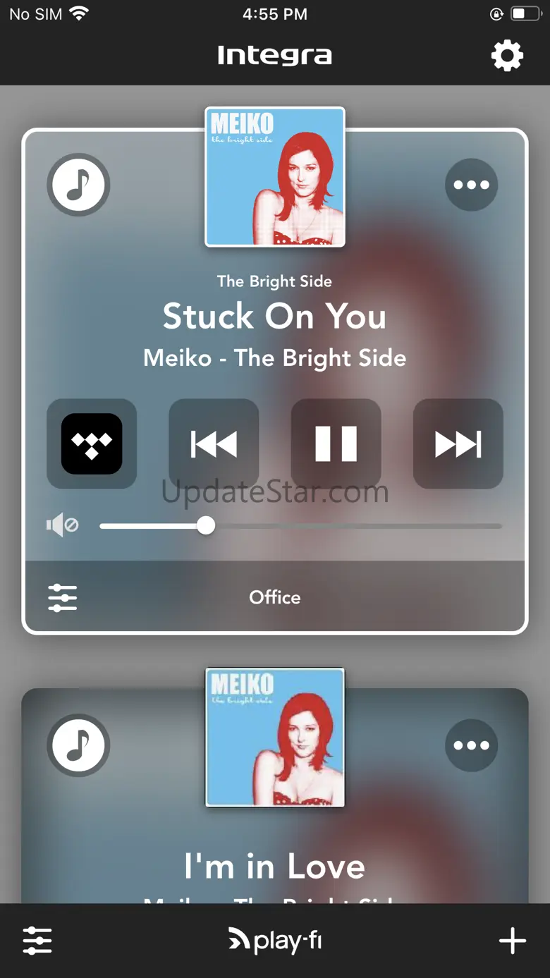 Integra Music Control App 8.30.12