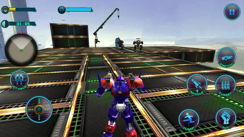 Flying Superhero Robot Fighting 1.0