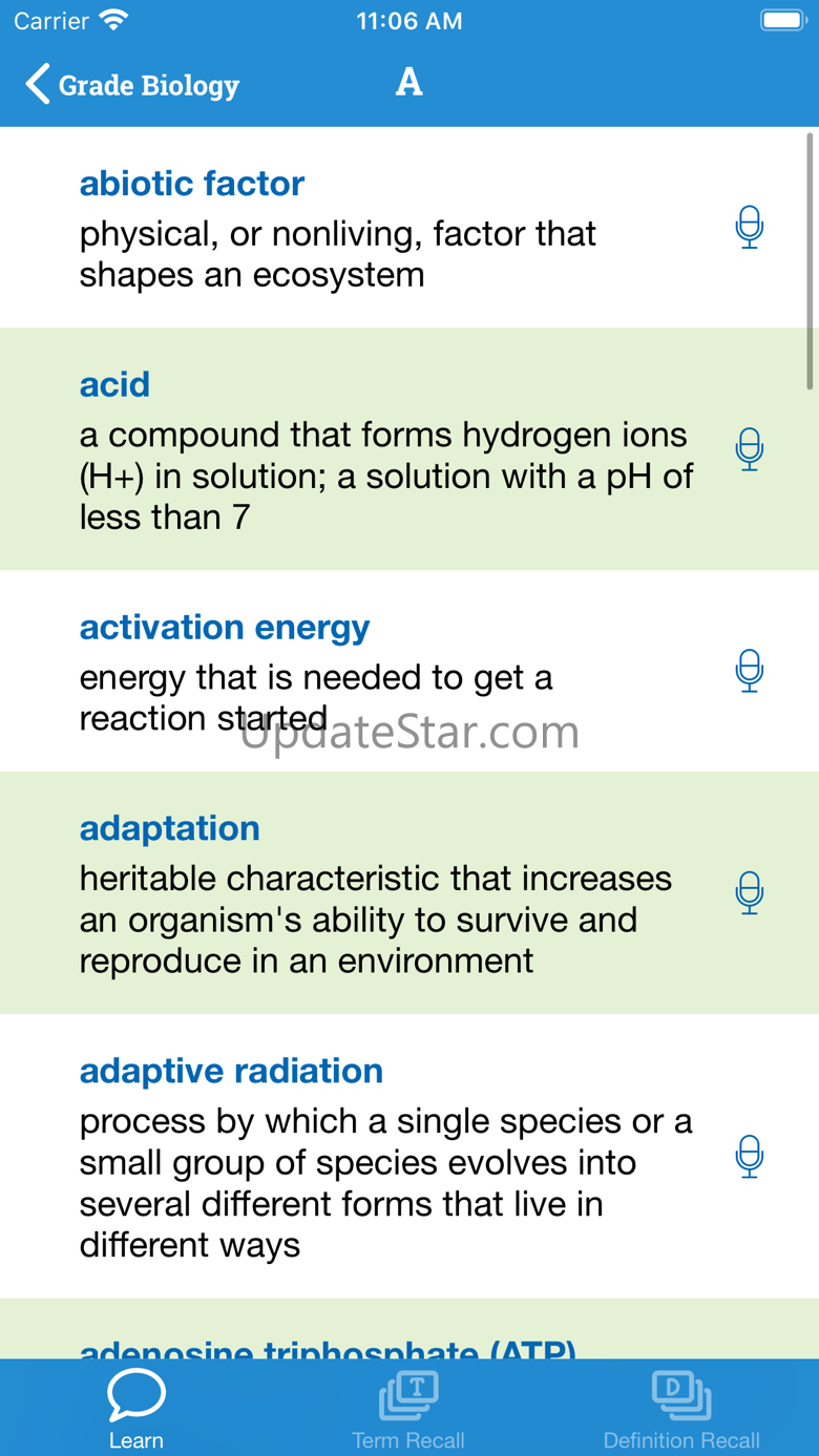 Miller & Levine Biology Vocab 1.0.1