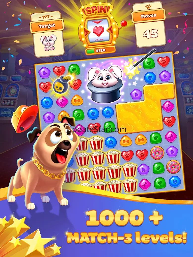 Super Pug Story Match 3 puzzle 0.19.2