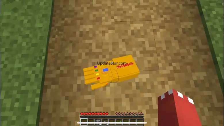 The infinity gauntlet mod mcpe 1.2