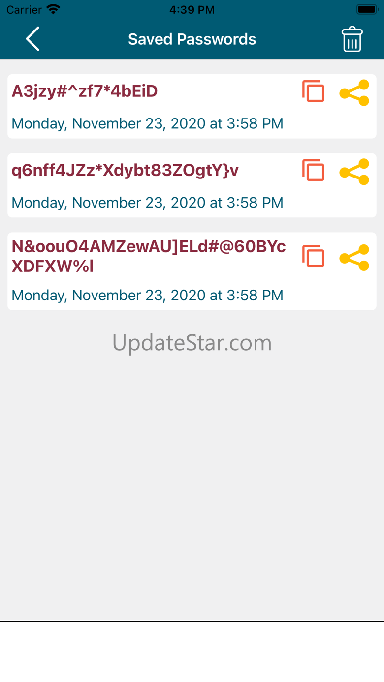 Strong Password Generator App 1.0