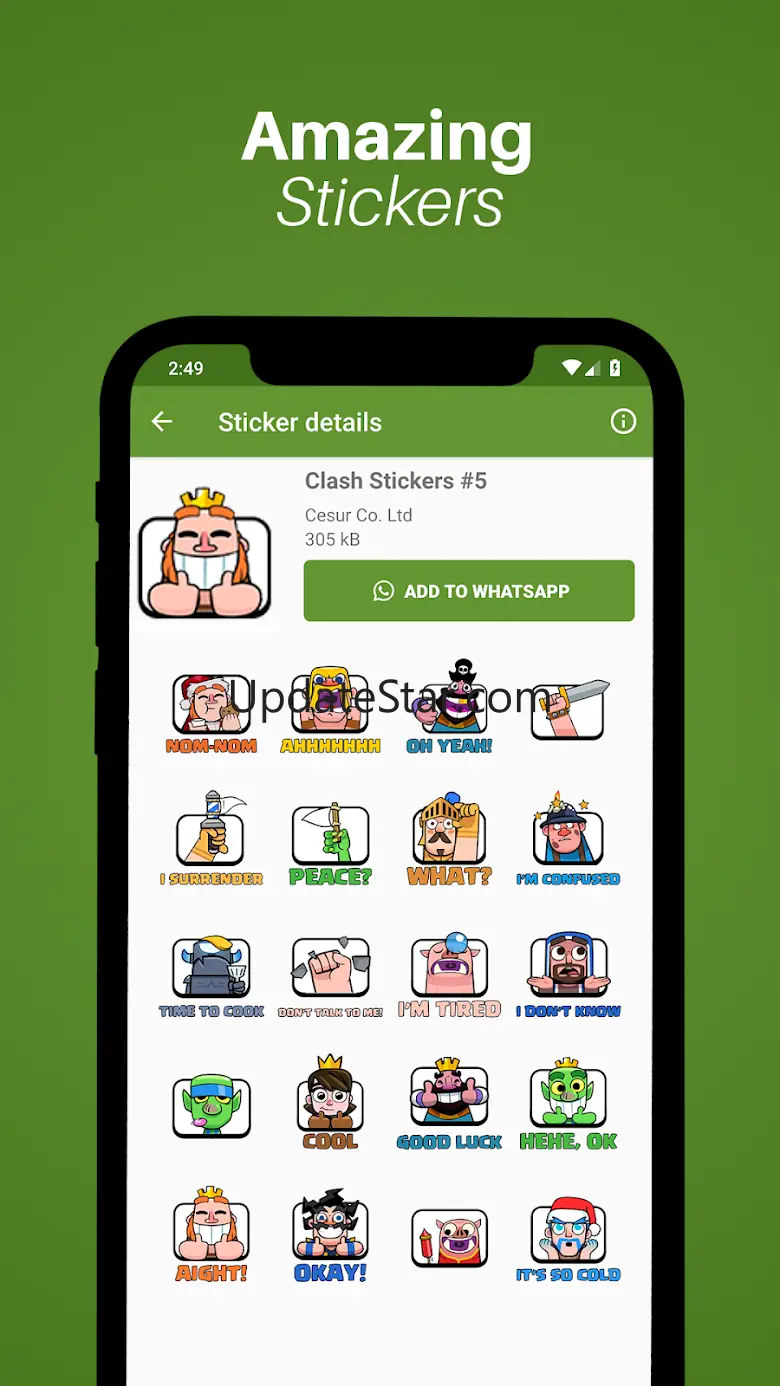 Clash Emote Sticker for WhatsA 1.1