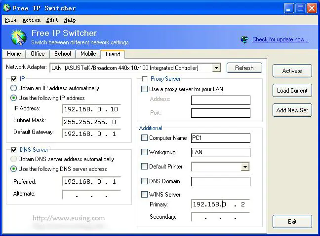 Free IP Switcher 3.3
