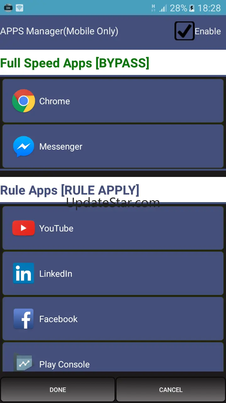 Bandwidth ruler 3.49