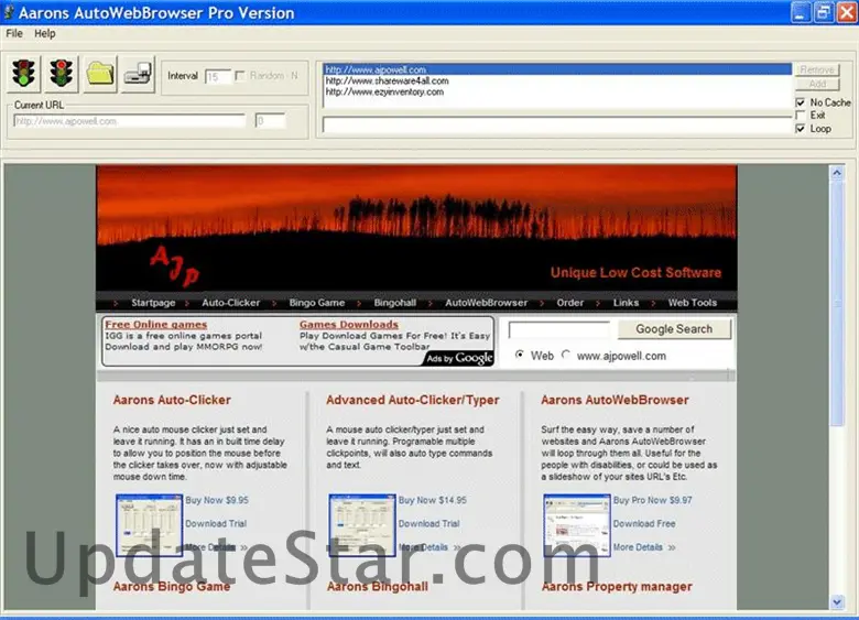 Aarons AutoWebBrowser 4.0