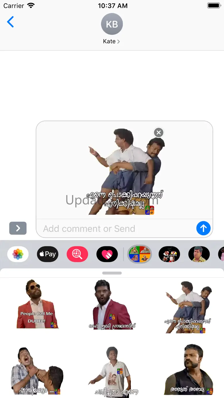 Malayalam Stickers New Pack 1.0