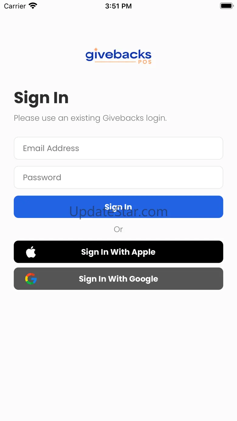 Givebacks POS 3.2