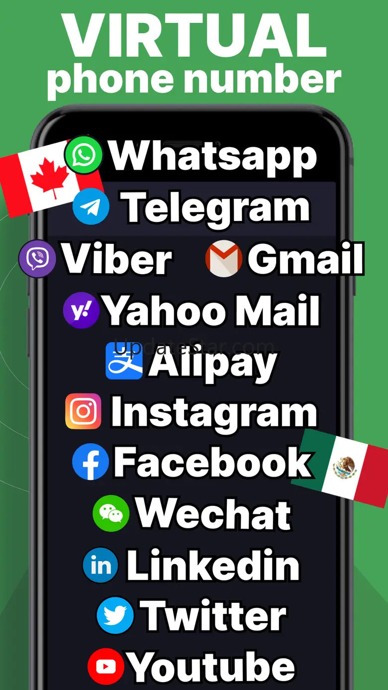 VIRTUAL SMS: SECOND NUMBER NOW 1.4