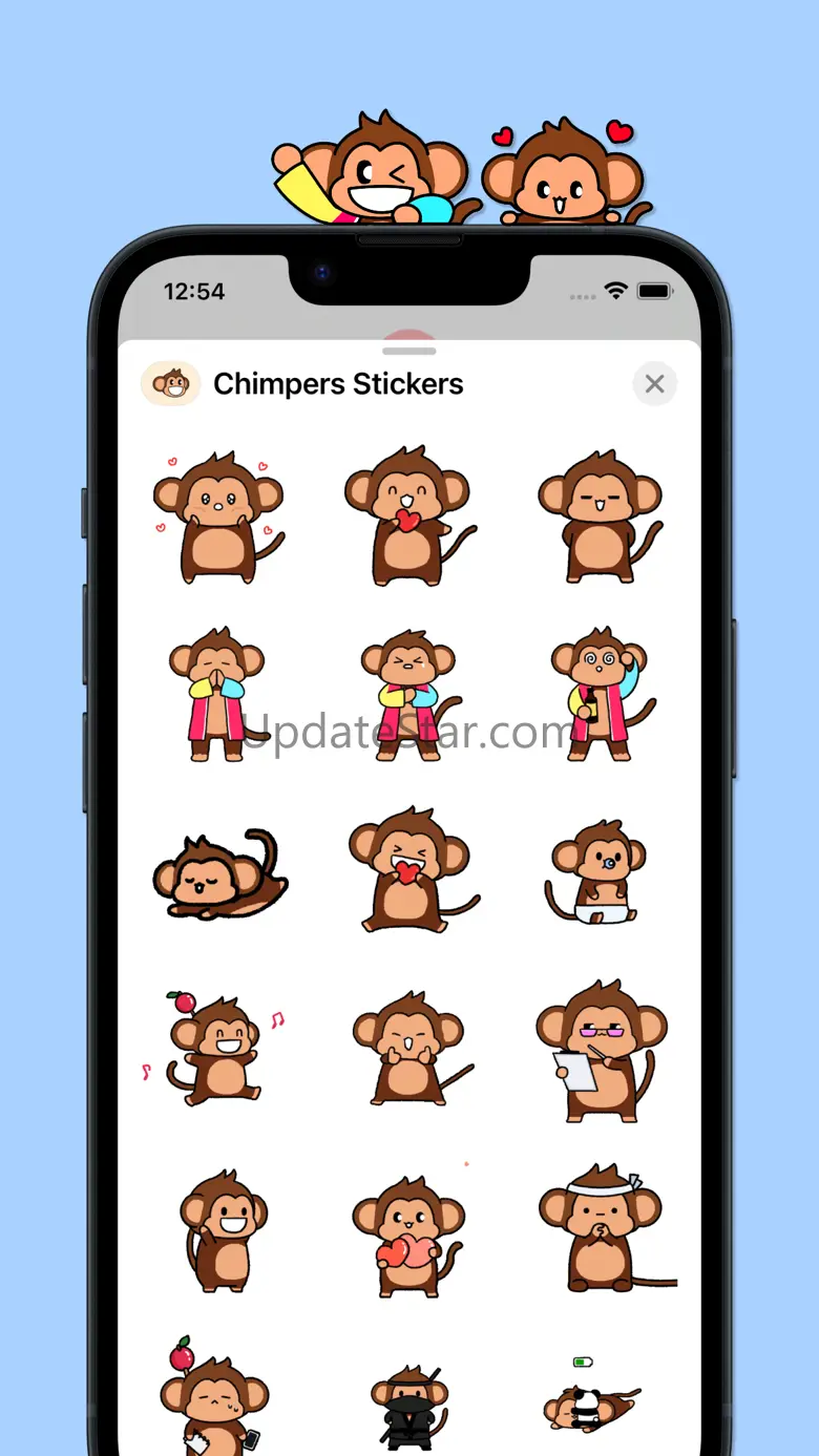 Chimpers Stickers 1.02