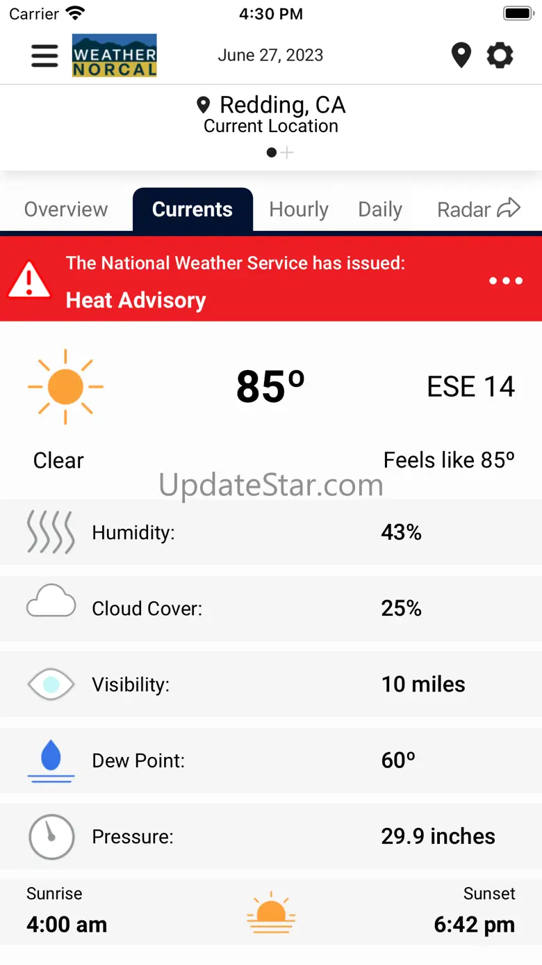 Weather NorCal 6.83