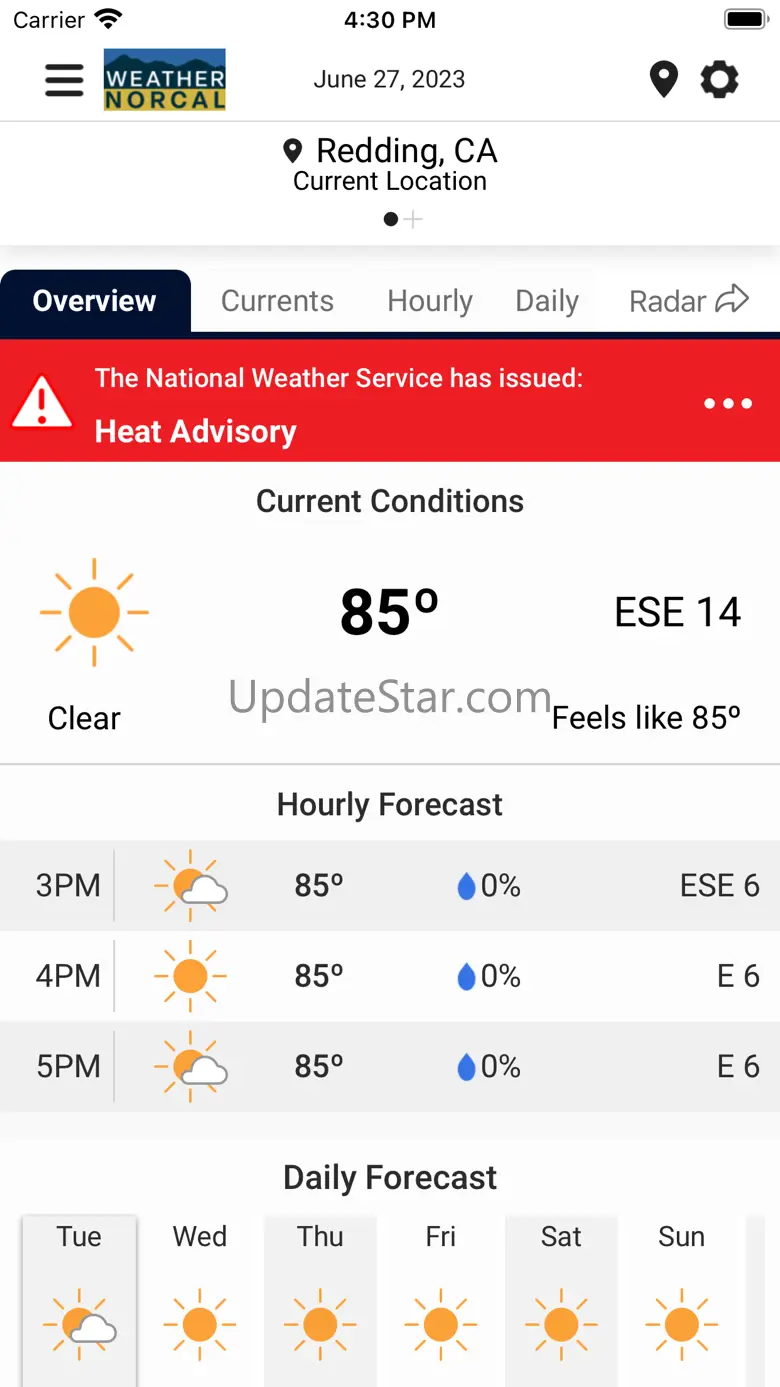 Weather NorCal 6.83