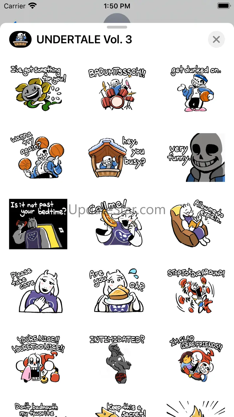 UNDERTALE Stickers Vol. 3 1.0