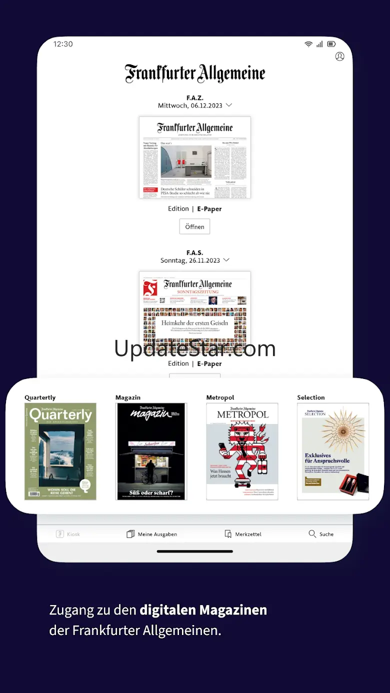 F.A.Z. Kiosk 8.1.1