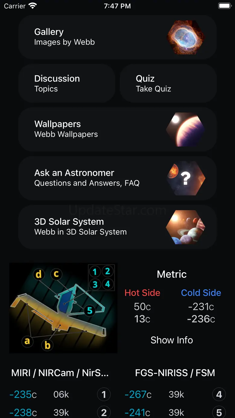 James Webb Tracker 5.7