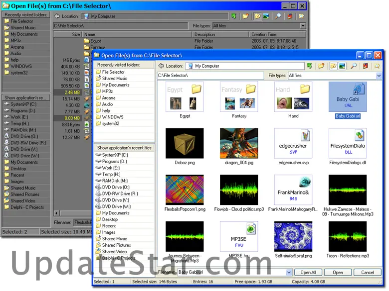 Filesystem Dialogs Library 2.1.3.6378