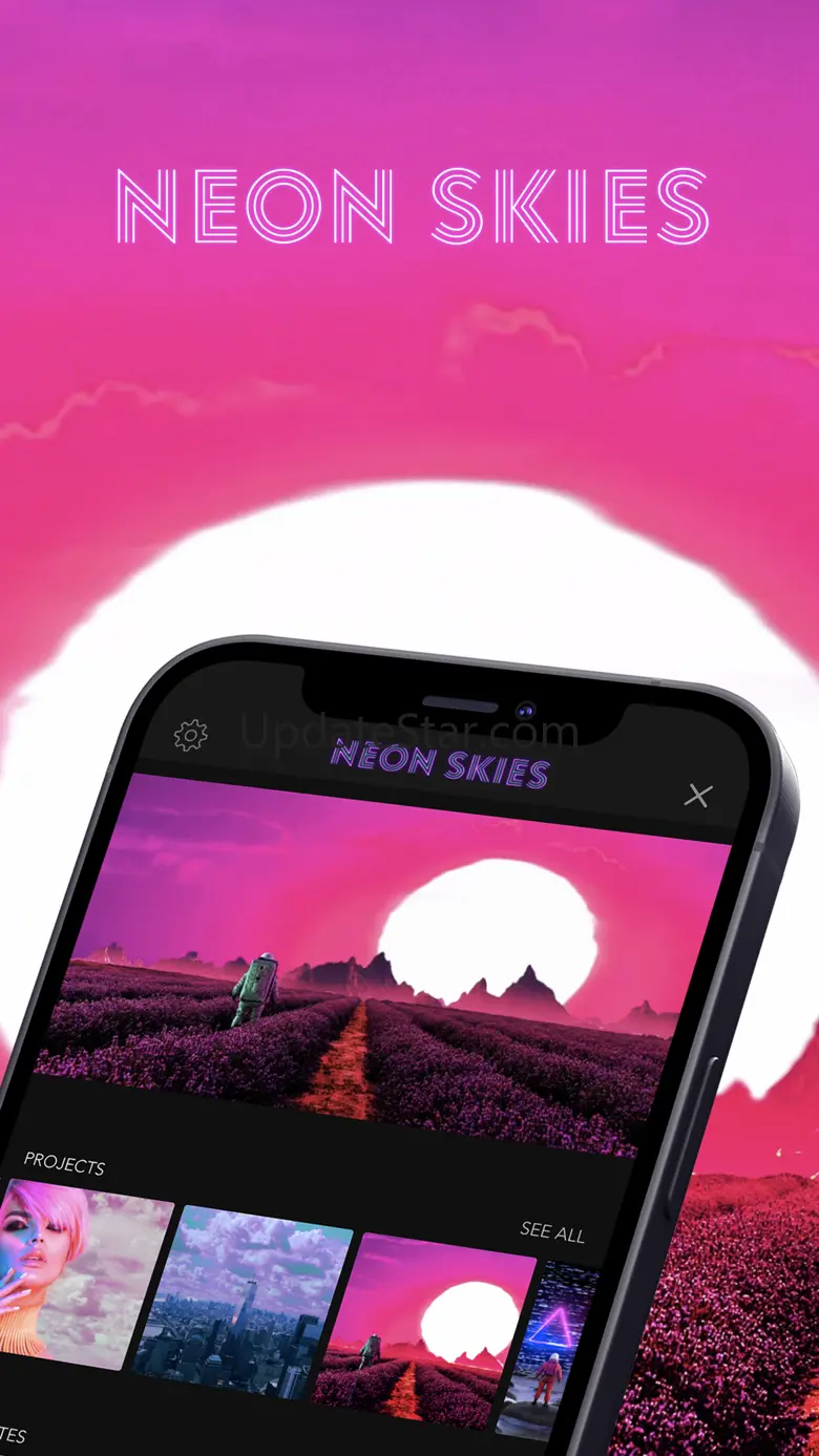Neon Skies Photo Editor 1.6