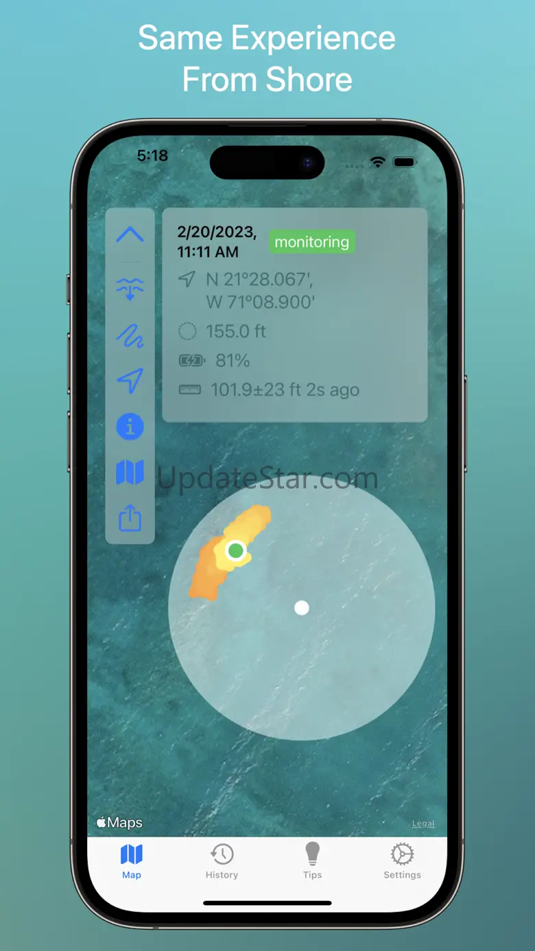 Hooked: Remote Anchor Alarm 1.1.19